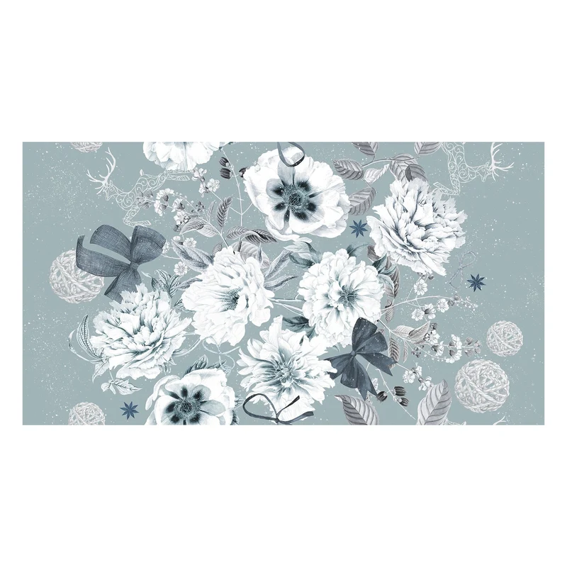 Runner Antimacchia in Fantasia - Blue Winter