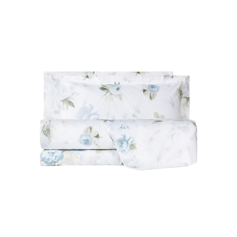 Completo Lenzuola moon peony Floreale in Flanella