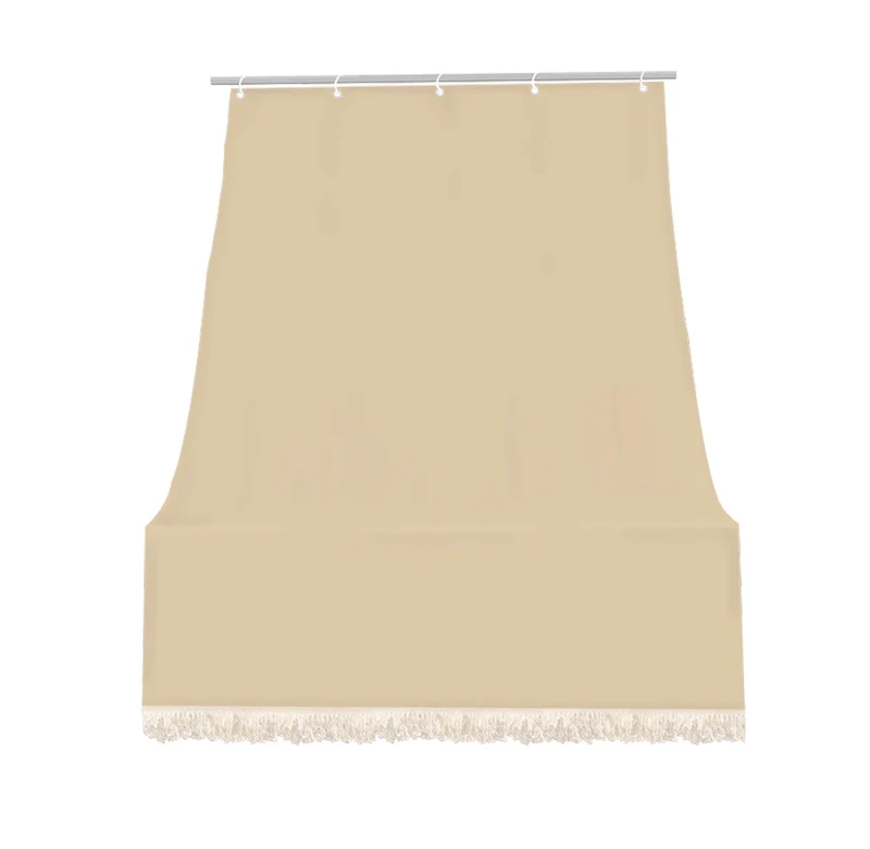 Tenda da sole tessuto resistente per balcone con anelli lavabile a caduta Il Gruppone