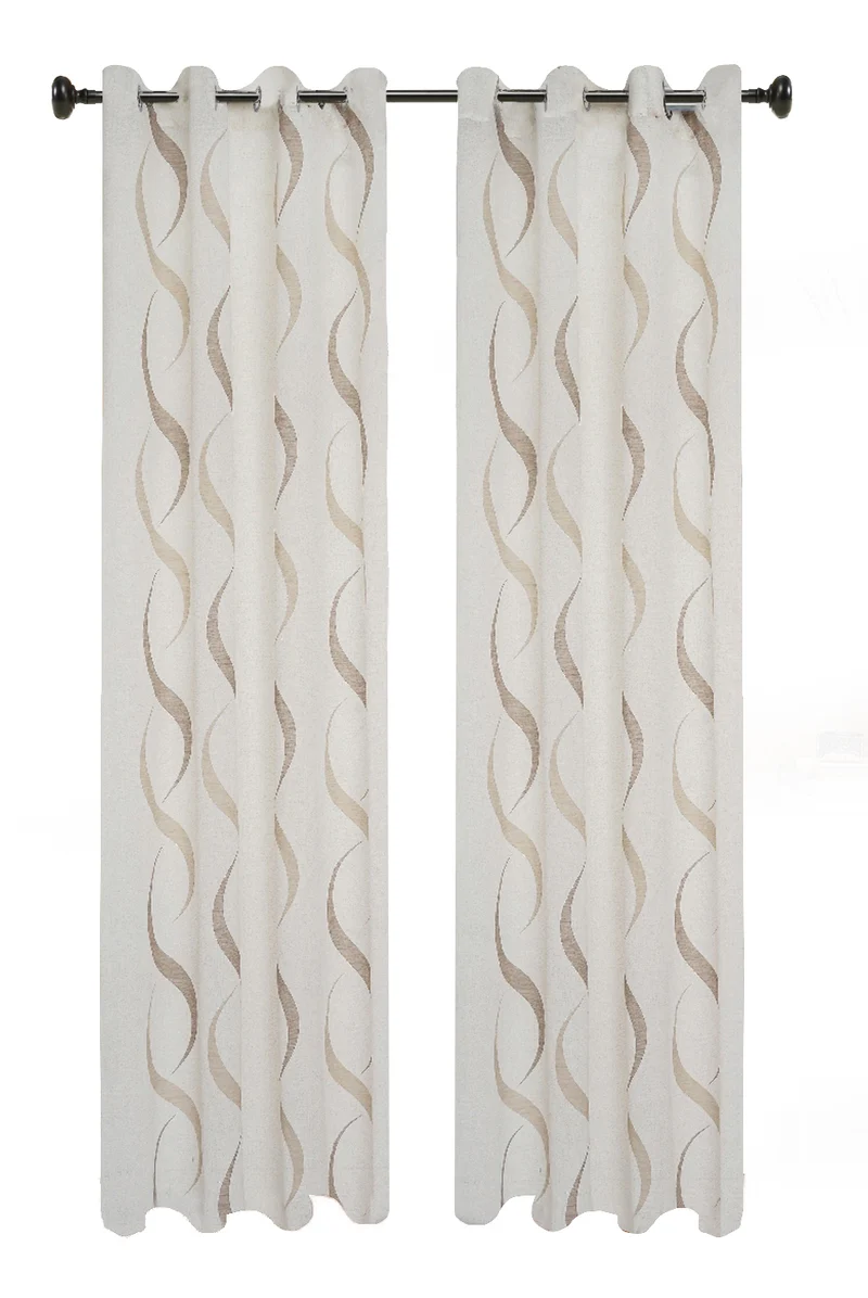 Tende Finestra con Occhielli 4 Cm Decorazione a Pannello soggiorno Moderno Salotto e Camera da Letto Cucina 1 o 2 Pannelli 140 X 290