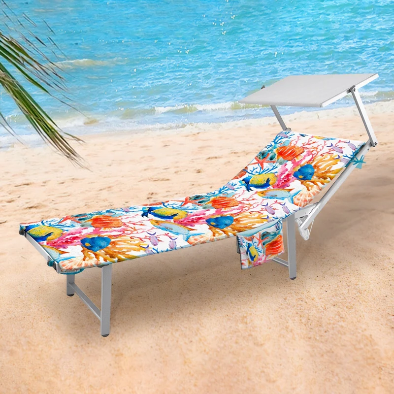 Telo Mare per Lettino in Microvelour Stampa Doubleface - Coraline
