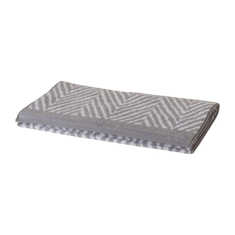 Telo Bagno chevron Moderno in Cotone 550 gr/mq