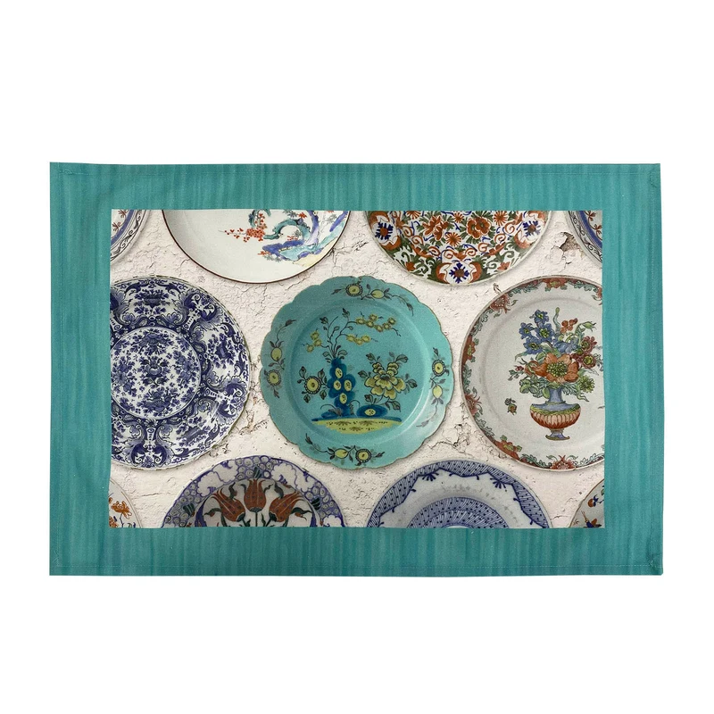 Set Americano tavola buffet Moderno in Saia di Cotone