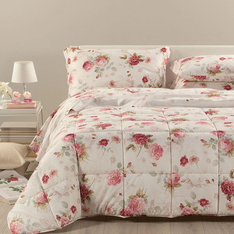 Trapunta eden rose Garden in Cotone 300 gr/mq