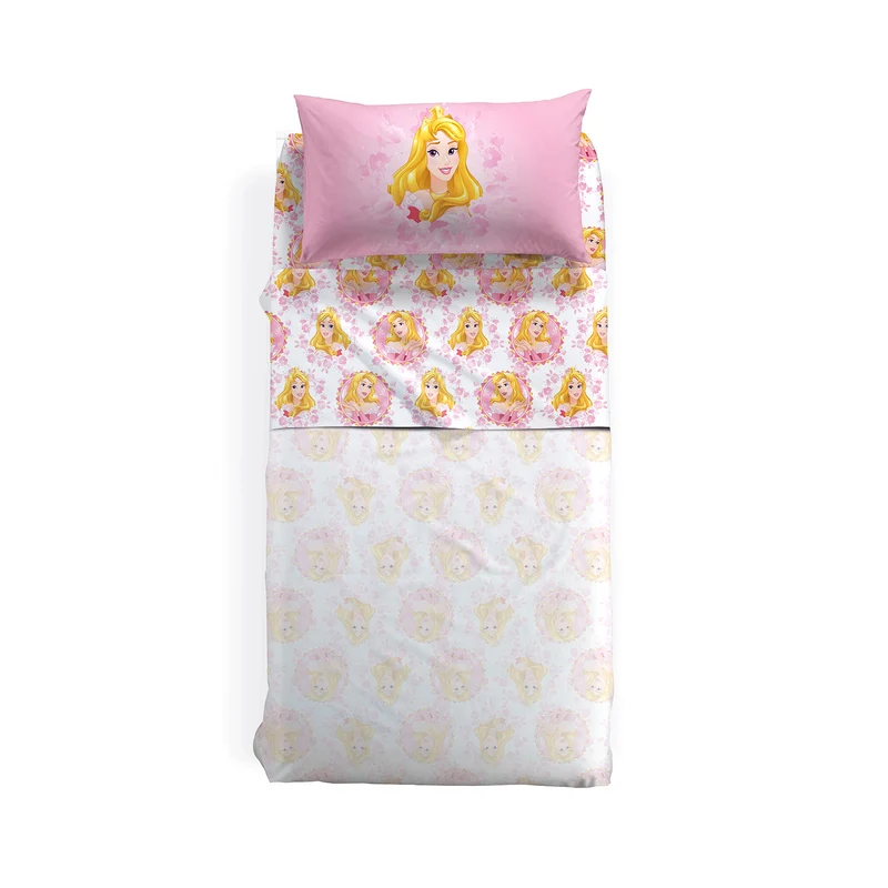 Completo Lenzuola princess aurora in Cotone