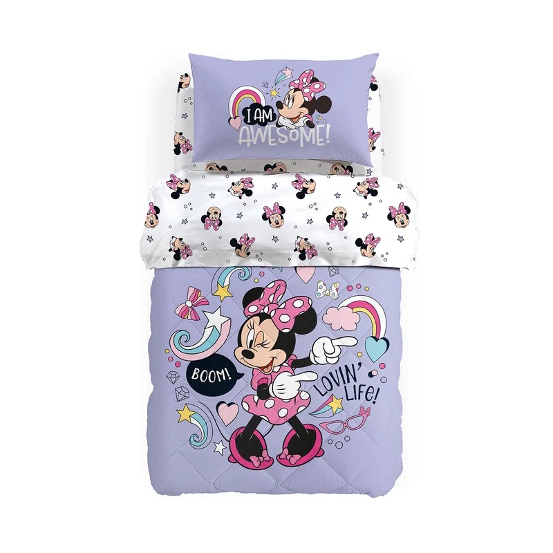 Trapunta minnie boom in Cotone 300 gr/mq