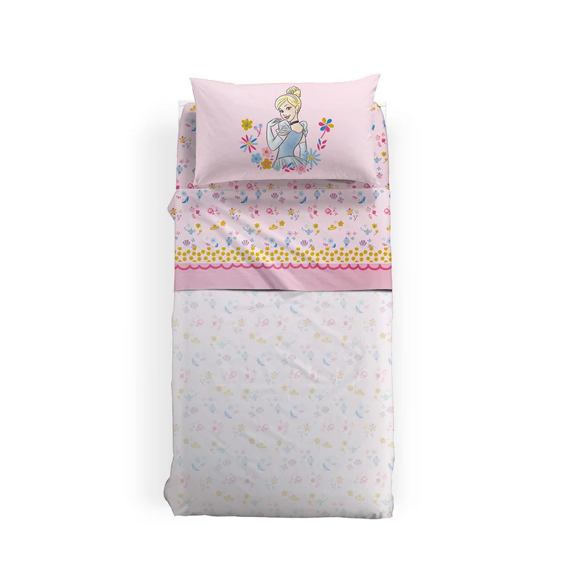 Completo Lenzuola princess romance in Cotone