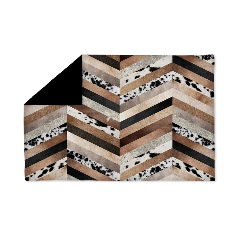 Plaid in velluto patchwork