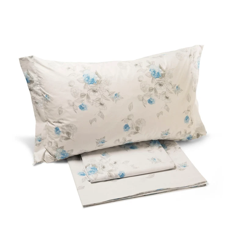 Completo Lenzuola floreale Moderno in Cotone