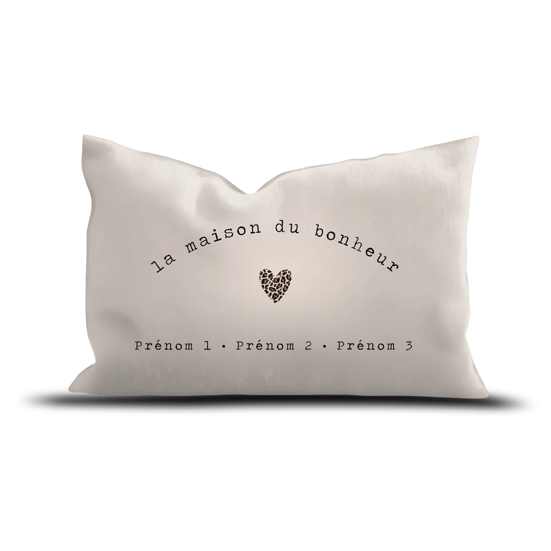 Cuscino in velluto personalizzato La Casa della Felicità I