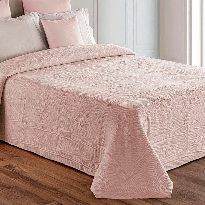 Copriletto in Piquet di Cotone con Fantasia Lavorazione Jacquard - Botticelli