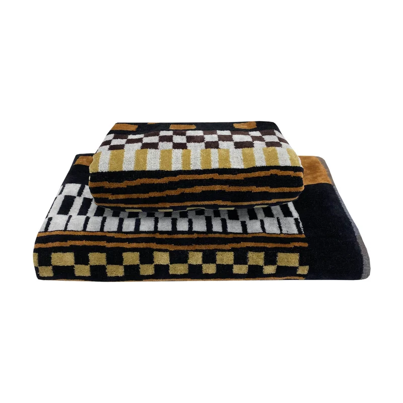 Asciugamano con Ospite in Cotone Namibia Carrara Moderno