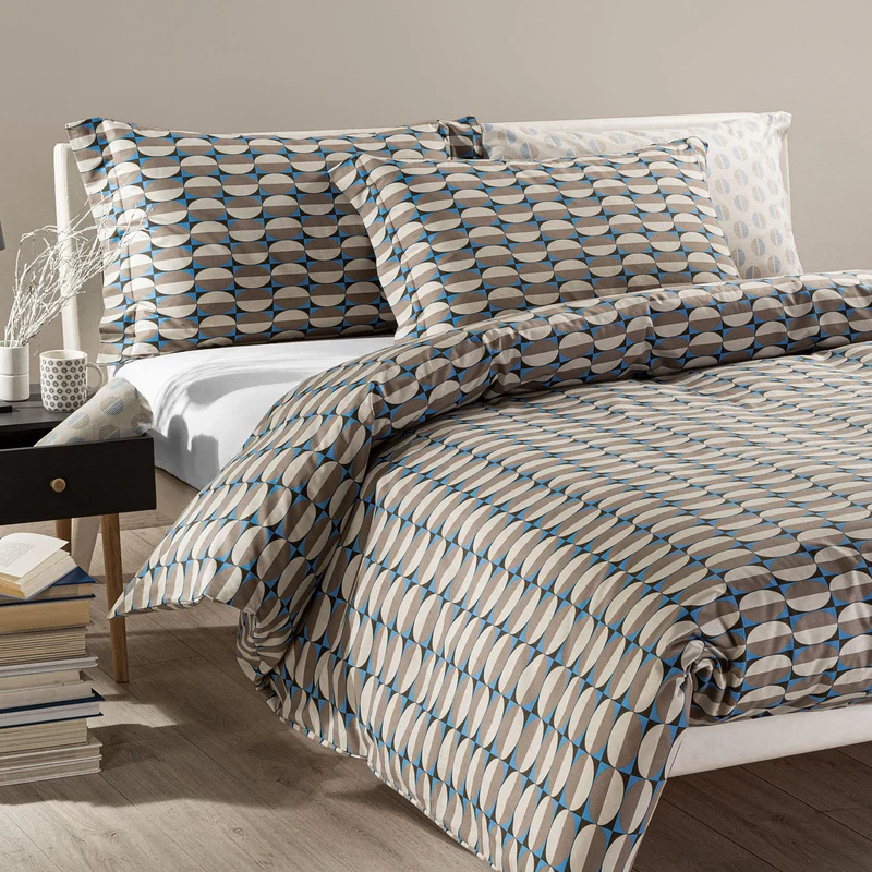 Copripiumino con federe global Geo Design in Cotone