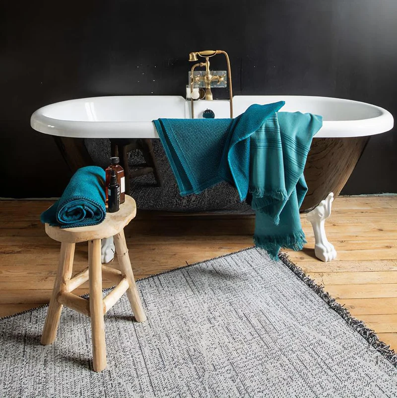 Tappeto Arredo per Interno/Esterno con Fantasia Chevron - Tweed
