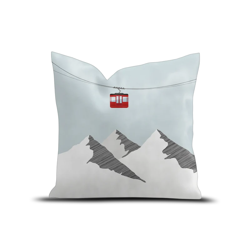 Cuscino di velluto Zugspitze