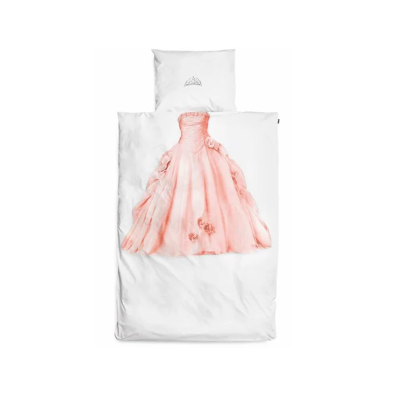 Snurk Parure Copripiumino in Puro Cotone - Principessa Rosa