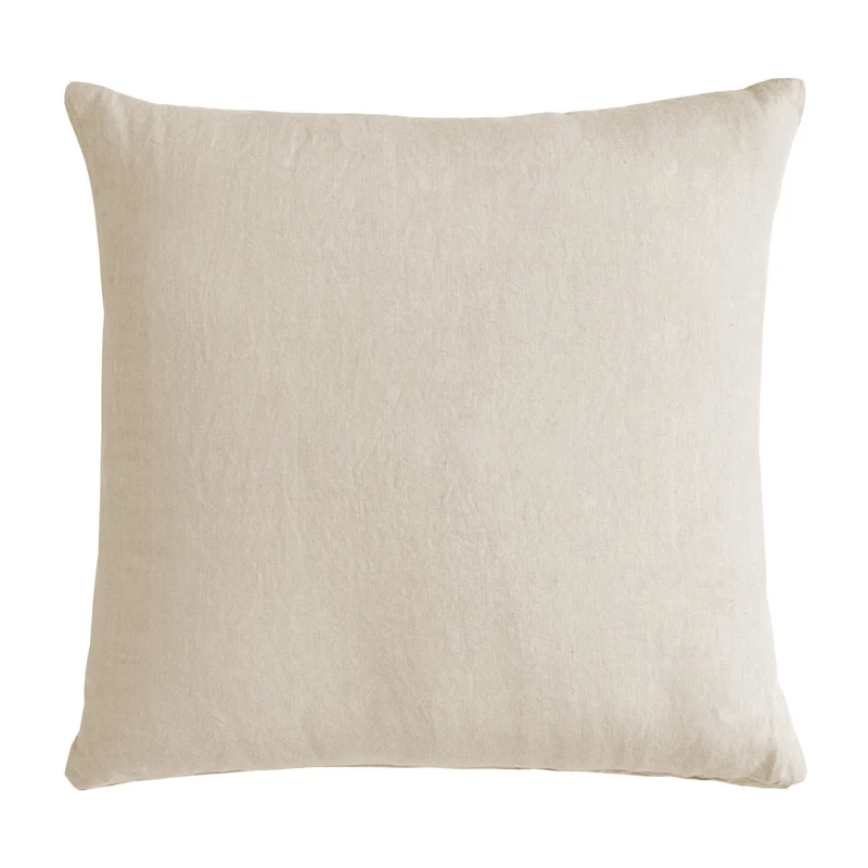Cuscino in Puro Lino Stonewashed Tinta Unita - Luxury