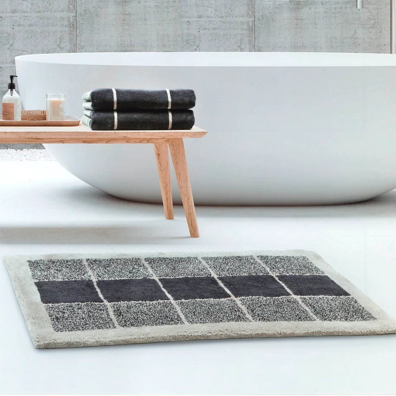 Tappeto arredo in Cotone Moma Carrara Moderno