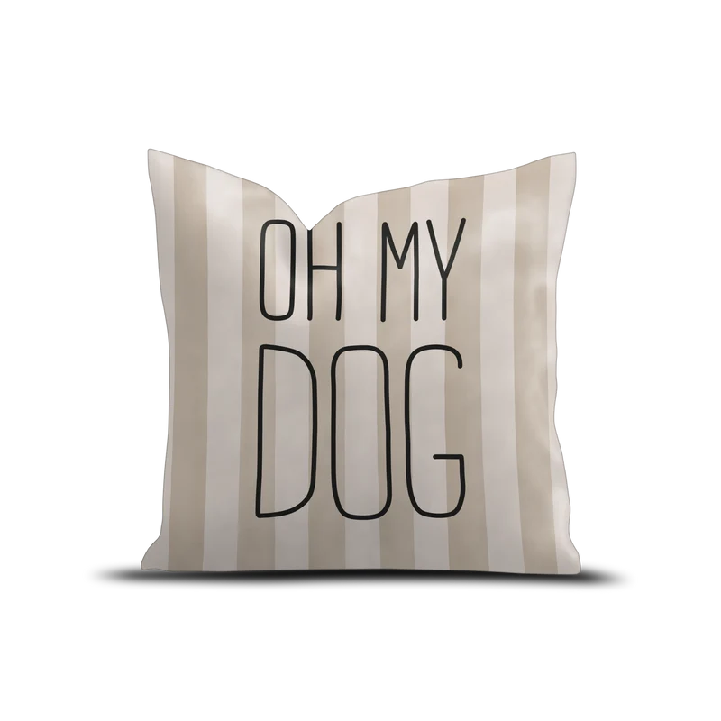 Cuscino in velluto Oh My Dog