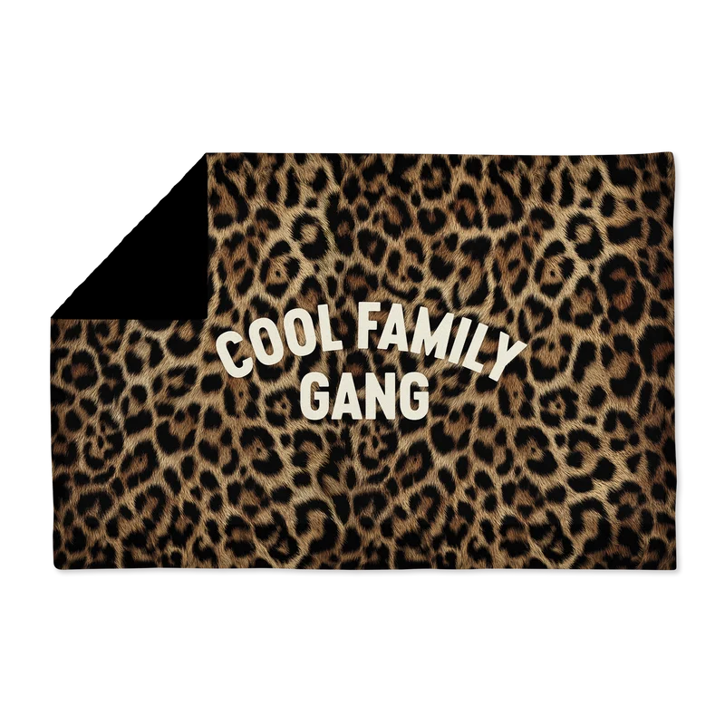 Coperta in velluto Leo Cool Family