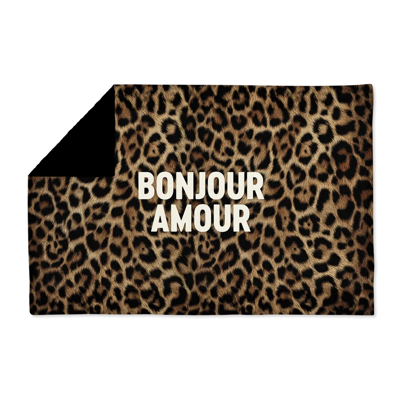 Coperta in velluto Leo Hello Love