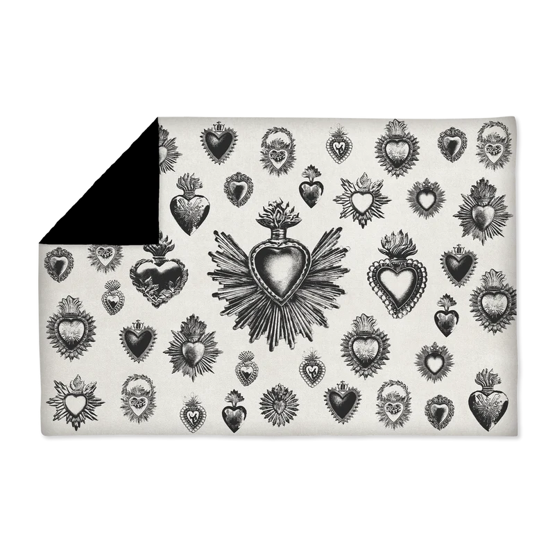 Coperta in velluto Corazon da Los Angeles