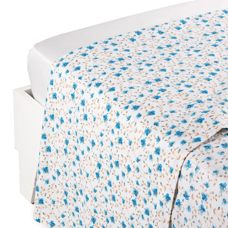 Lenzuolo Superiore foliage Moderno in Cotone