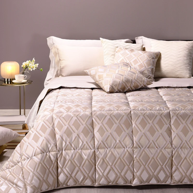 Trapunta in Raso Jacquard Global Dreaming Geometrico