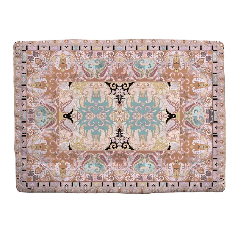 Plaid Scaldotto in Cotone Pettinato Iconic Caleffi Barocco