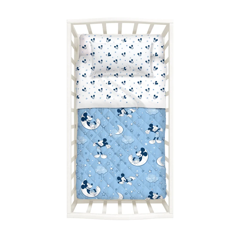 Copriletto Trapuntato in Cotone Mickey Notte di stelle Disney Ragazzo
