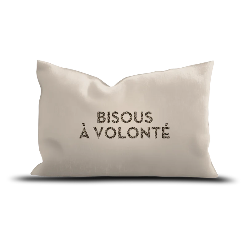 Cuscino di velluto - Baci a volontà