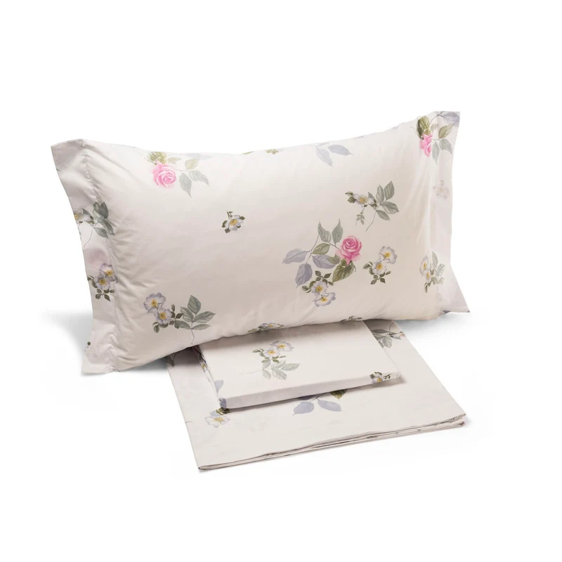 Completo Lenzuola in Percalle Armonia Dreaming Floreale