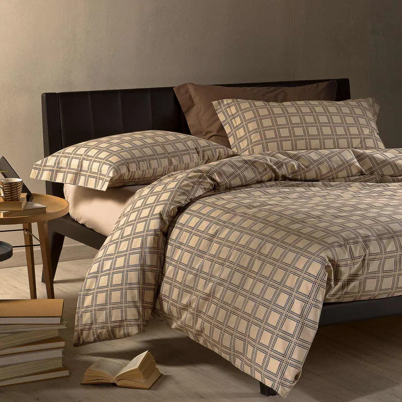 Copripiumino con federe galles Tartan Club in Cotone