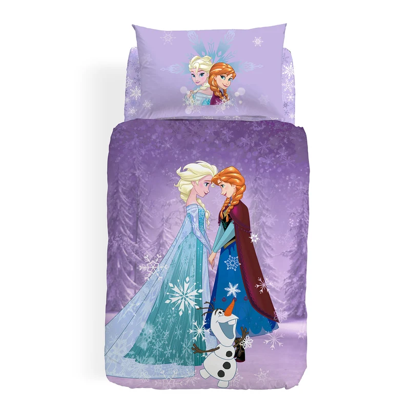 Completo Copripiumino frozen love in Cotone
