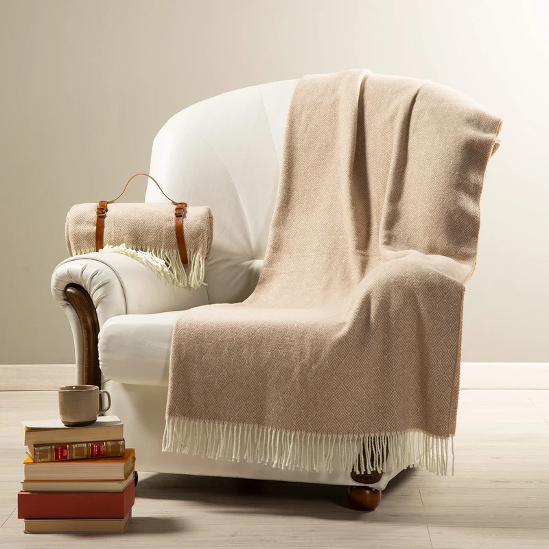 Plaid cortina Moderno in Cotone
