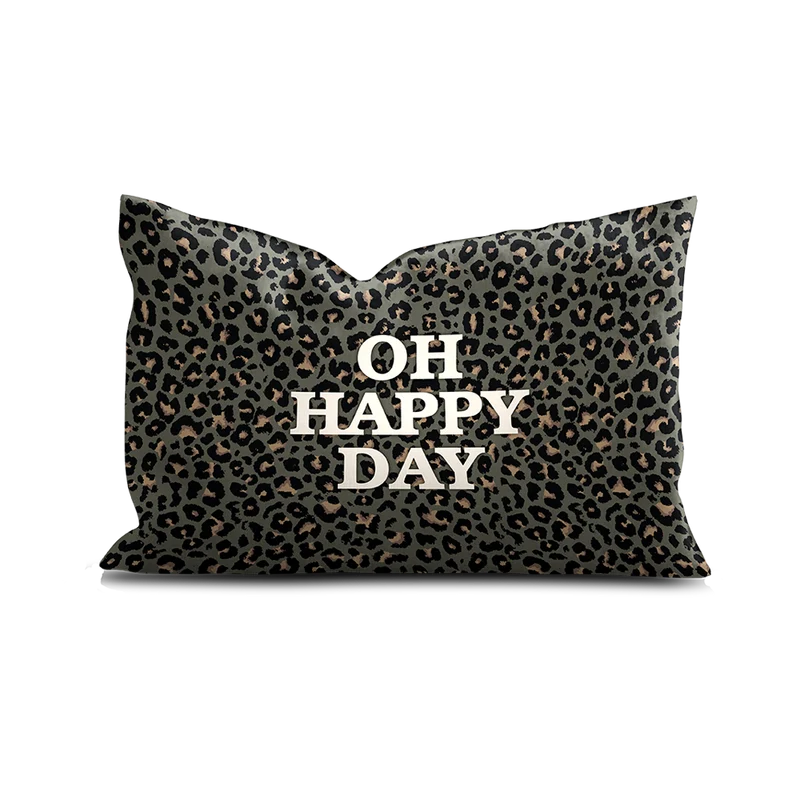 Cuscino in velluto leopardato Oh Happy Day