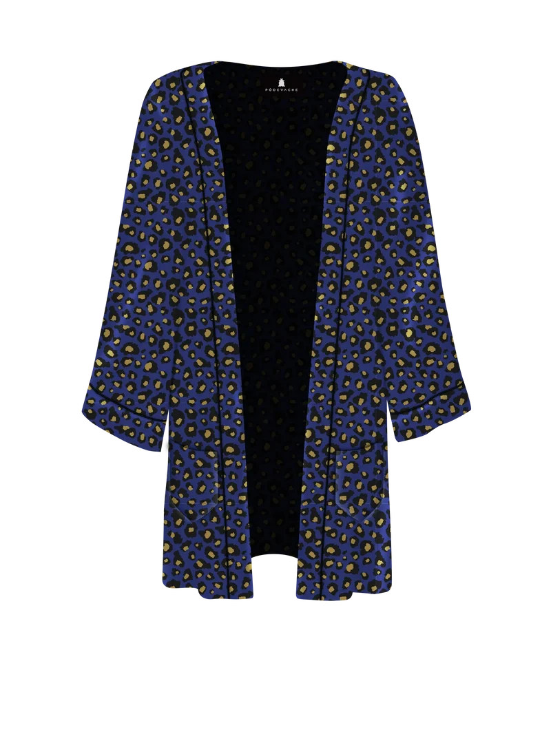 Kimono leopardato