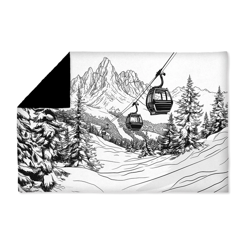Plaid in velluto di montagna di San Candido
