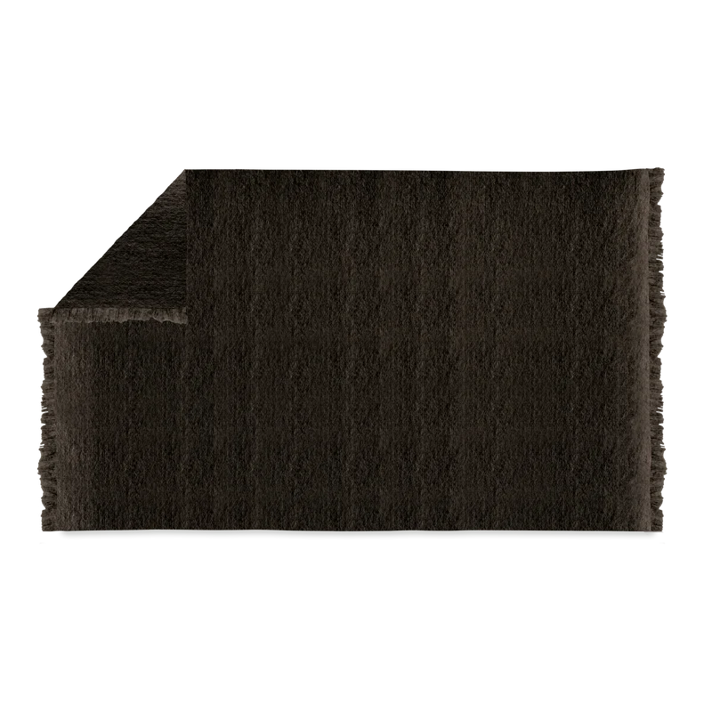 Coperta in mohair tinta unita Legno
