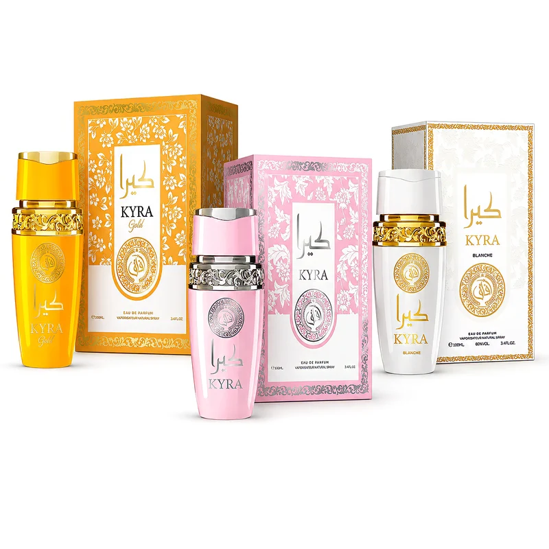 Kyra Set 3 Profumi Donna Eau de Parfum 100 ml – Kyra, Kyra Gold e Kyra Blanche Il Gruppone