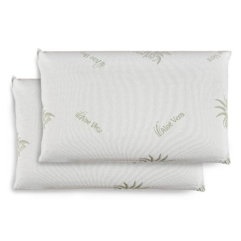 Coppia Guanciali In Vero Memory Foam Fodera Aloe Vera Guanciale Made In Italy Il Gruppone