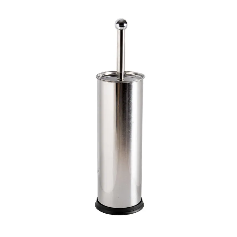 Porta Scopino WC con Scopino in Acciaio Inox Design Moderno Il Gruppone