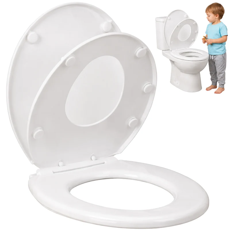 Riduttore WC per Bambini con Coperchio | Adattatore WC