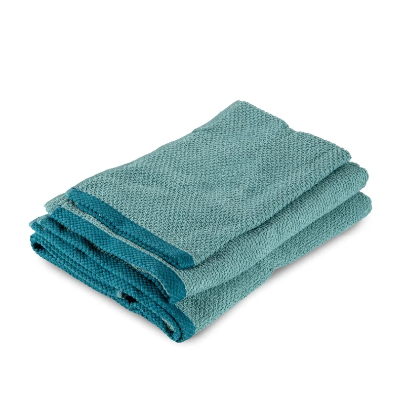 Set Asciugamani Bagno 3 Pezzi in Cotone 100% 430 GSM