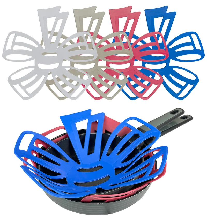 Set 4 Pezzi Salva Padelle In Pvc Proteggi Pentole Graffi Urti Separatori il Gruppone