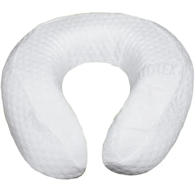 Cuscino a Ferro di Cavallo Viscoelastico Anatomico Bianco