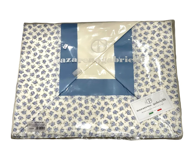 Completo letto matrimoniale Nazareno Gabrielle con Rose Blu
