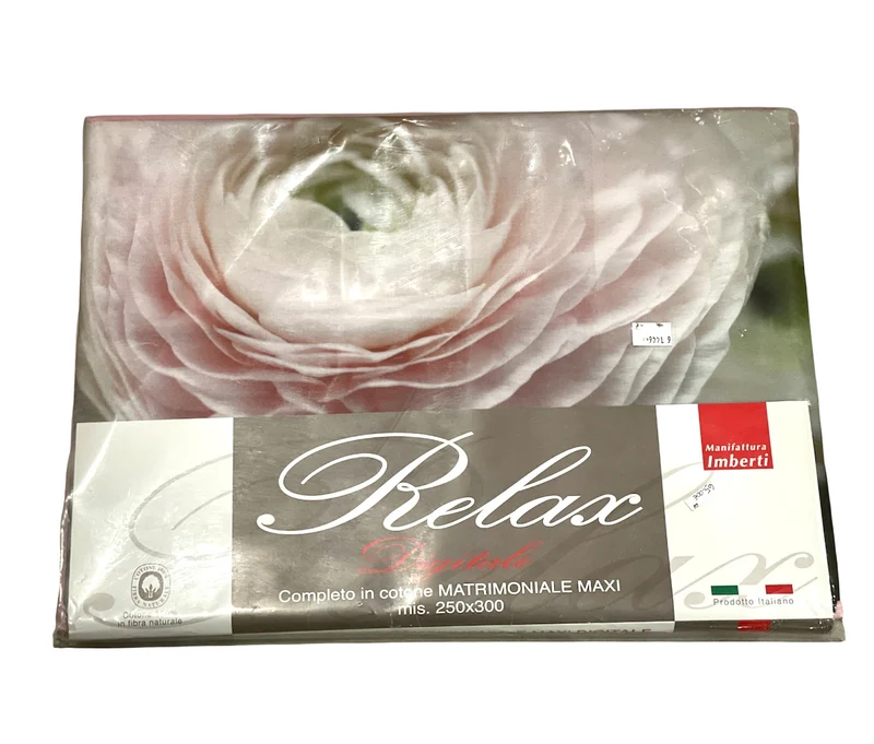 Completo matrimoniale con rosa