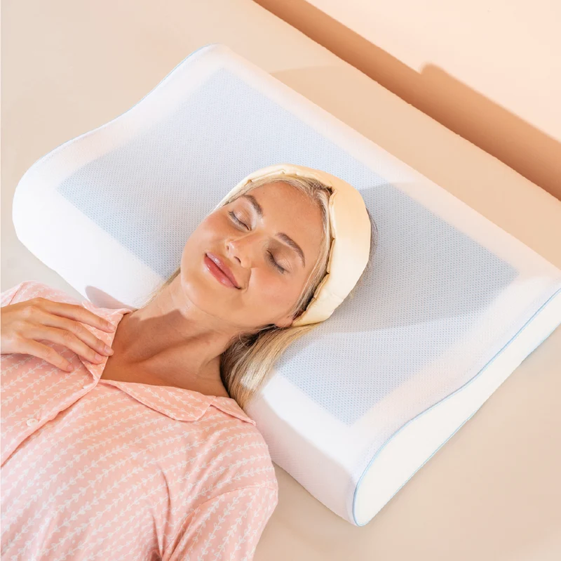 Cuscino Cervicale Memory Foam Con Gel Rinfrescante Doppia Onda Il Gruppone