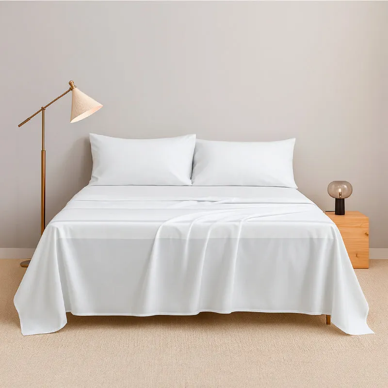 Completo Lenzuola B&B 100% Cotone Bianco Il Gruppone